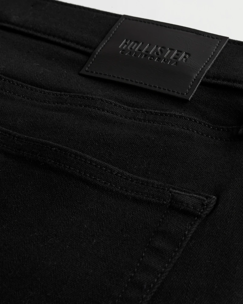 Black No Fade Athletic Skinny Jeans