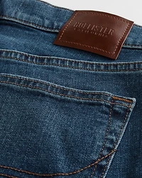 Dark Wash Slim Straight Jeans