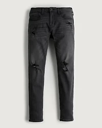 Ripped Black Super Skinny Jeans
