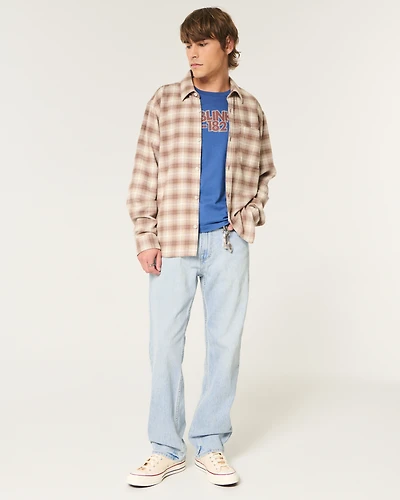 Light Wash Loose Jeans