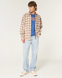 Light Wash Loose Jeans