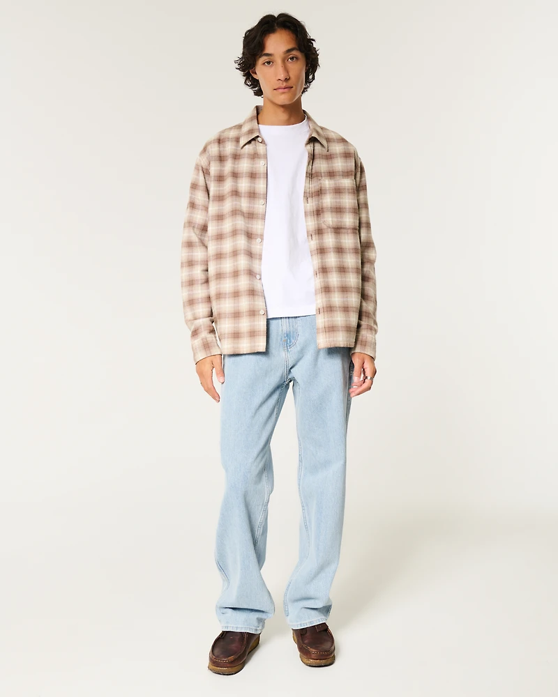 Light Wash Baggy Painter Jeans