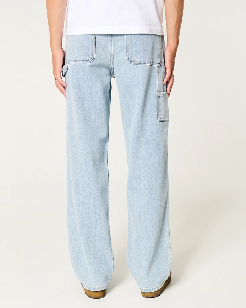 Light Wash Baggy Painter Jeans