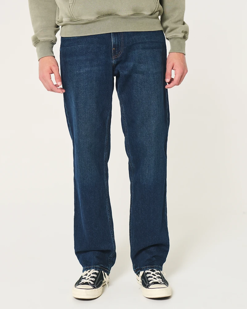 Dark Wash Loose Jeans