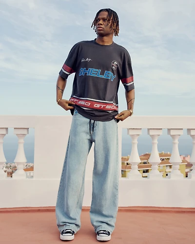 Light Wash Super Baggy Jeans