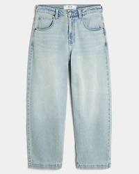 Light Wash Skater Baggy Jeans