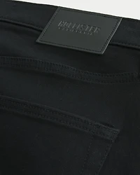 Black No Fade Straight Jeans