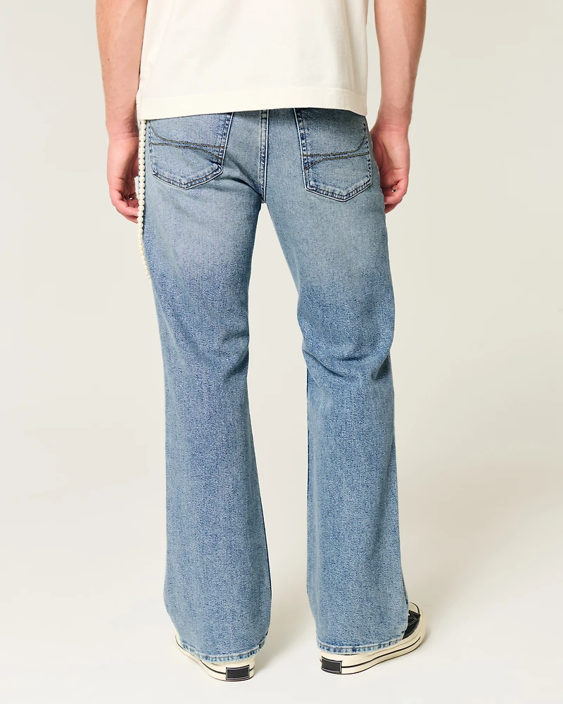 Medium Wash Relaxed Bootcut Jeans