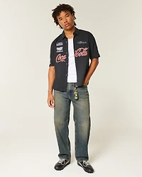 Dark Wash Baggy Jeans