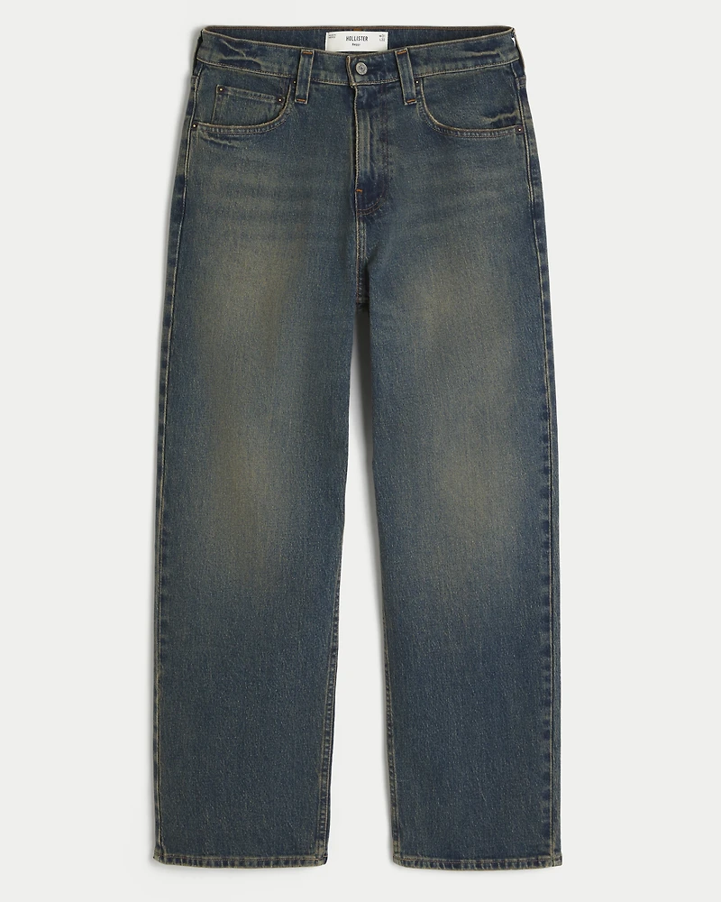Dark Wash Baggy Jeans