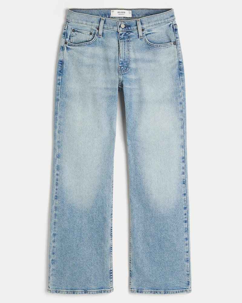 Light Wash Relaxed Bootcut Jeans