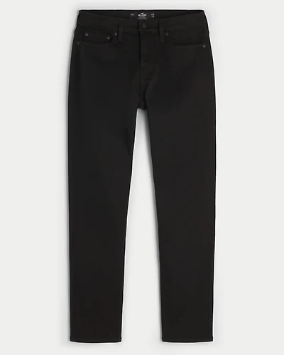 Black No Fade Athletic Skinny Jeans