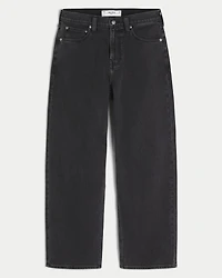 Washed Black Dodge Hellcat Graphic Baggy Jeans