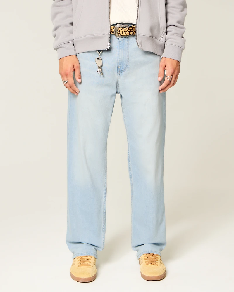 Light Wash Baggy Jeans