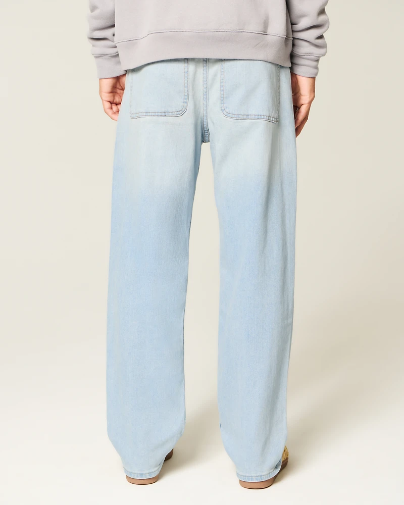 Light Wash Baggy Jeans