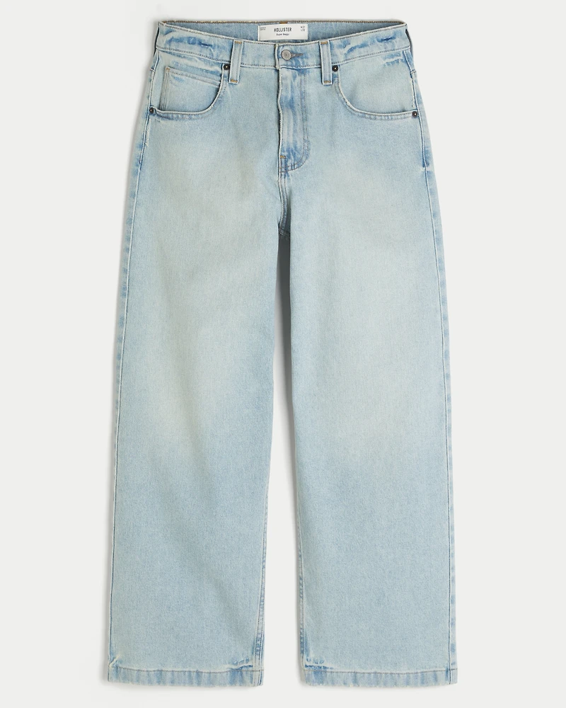 Light Wash Super Baggy Jeans