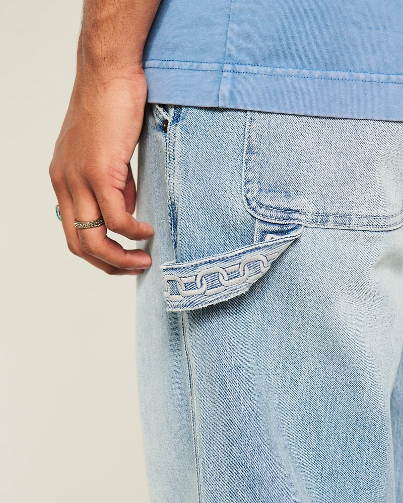 Light Wash Baggy Painter Jeans