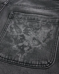 Graphic Baggy Jeans