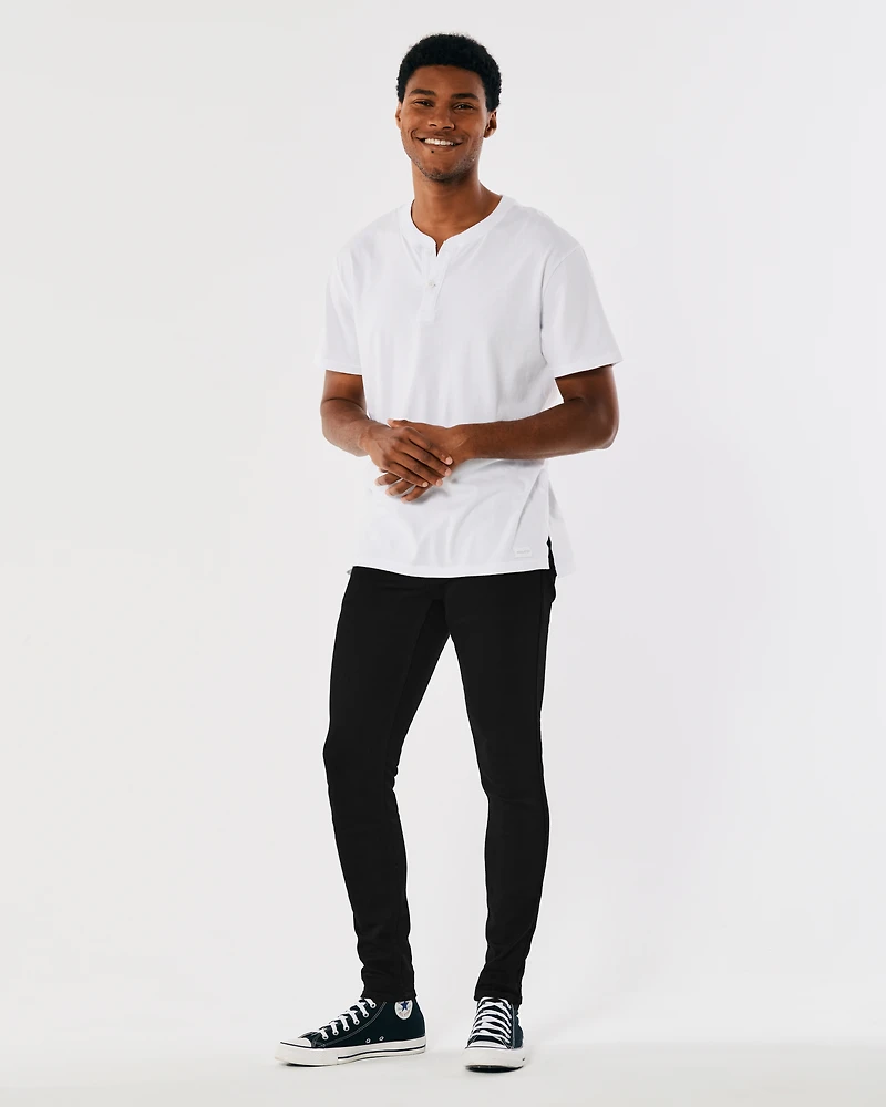 Black No Fade Super Skinny Jeans