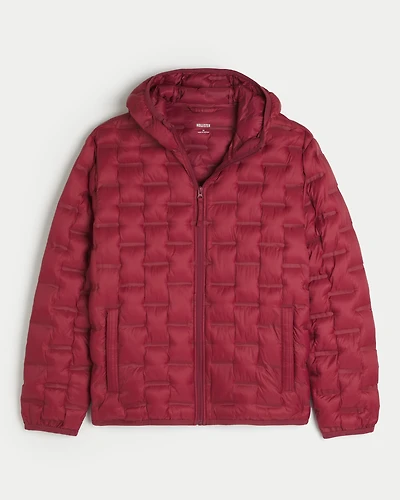 Mid-Weight Hooded Puffer Jacket