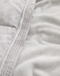 Faux Fur-Lined Hooded Puffer Jacket