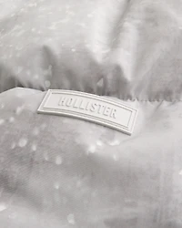 Faux Fur-Lined Hooded Puffer Jacket