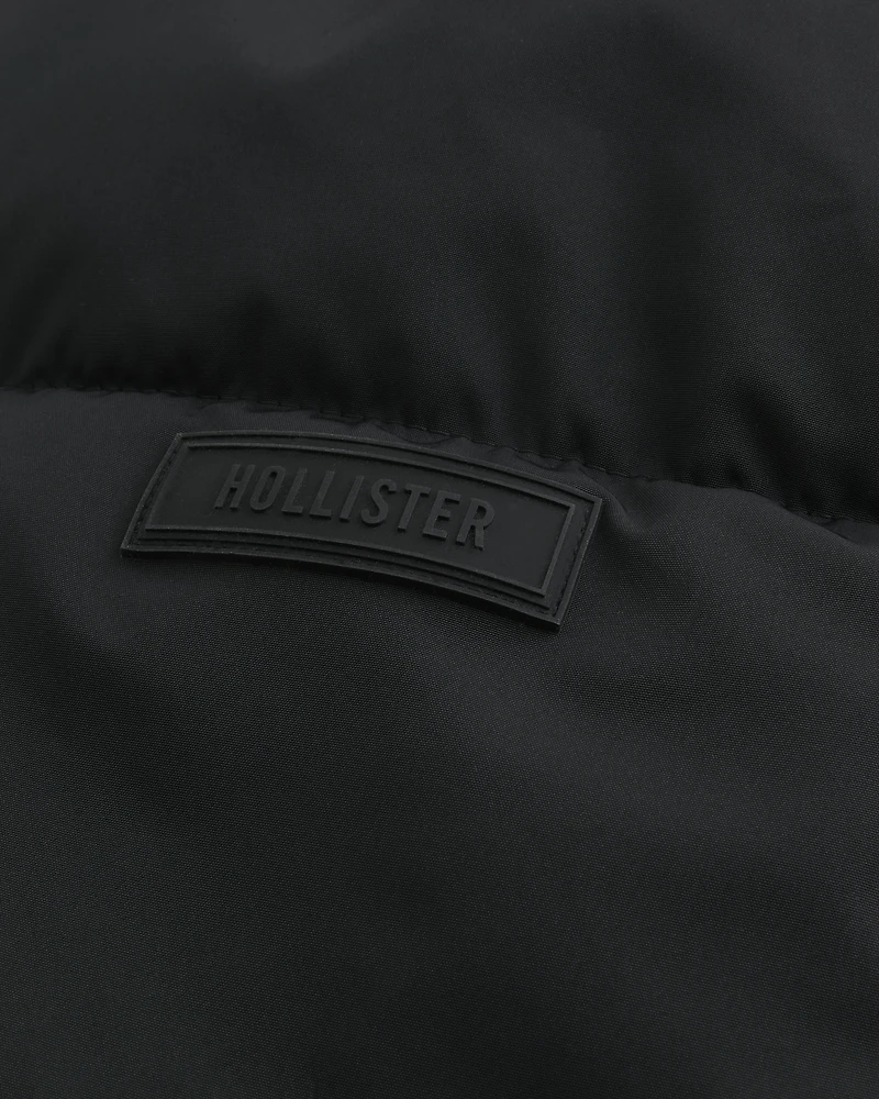 Faux Fur-Lined Puffer Jacket