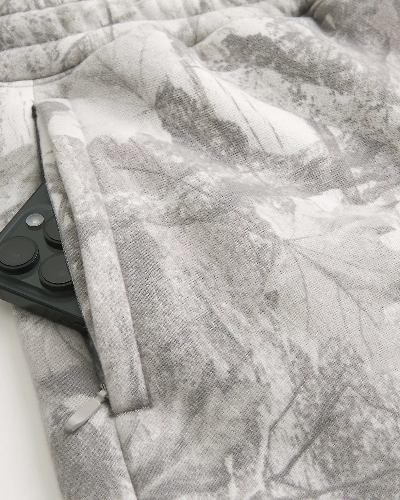 Hollister Feel Good Camo Fleece Joggers