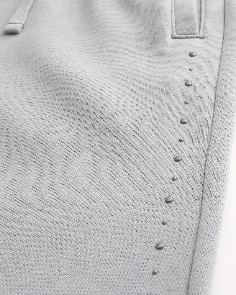 Studded Baggy Bootcut Sweatpants