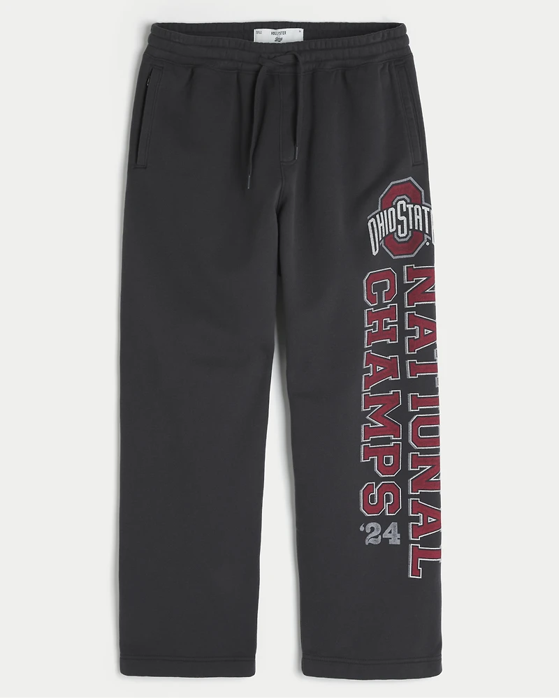 Baggy The Ohio State University Buckeyes Graphic Sweatpants