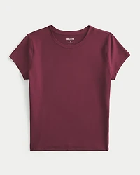 Soft Stretch Seamless Fabric Crew Baby Tee