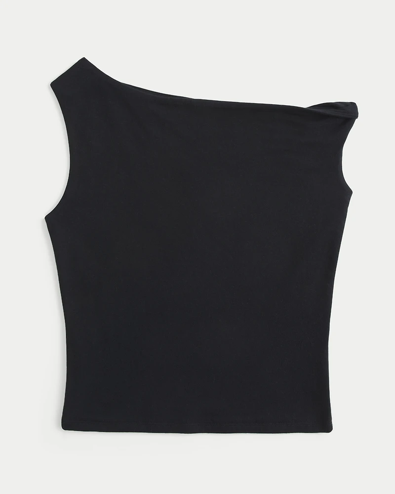 Asymmetrical Off-the-Shoulder Top
