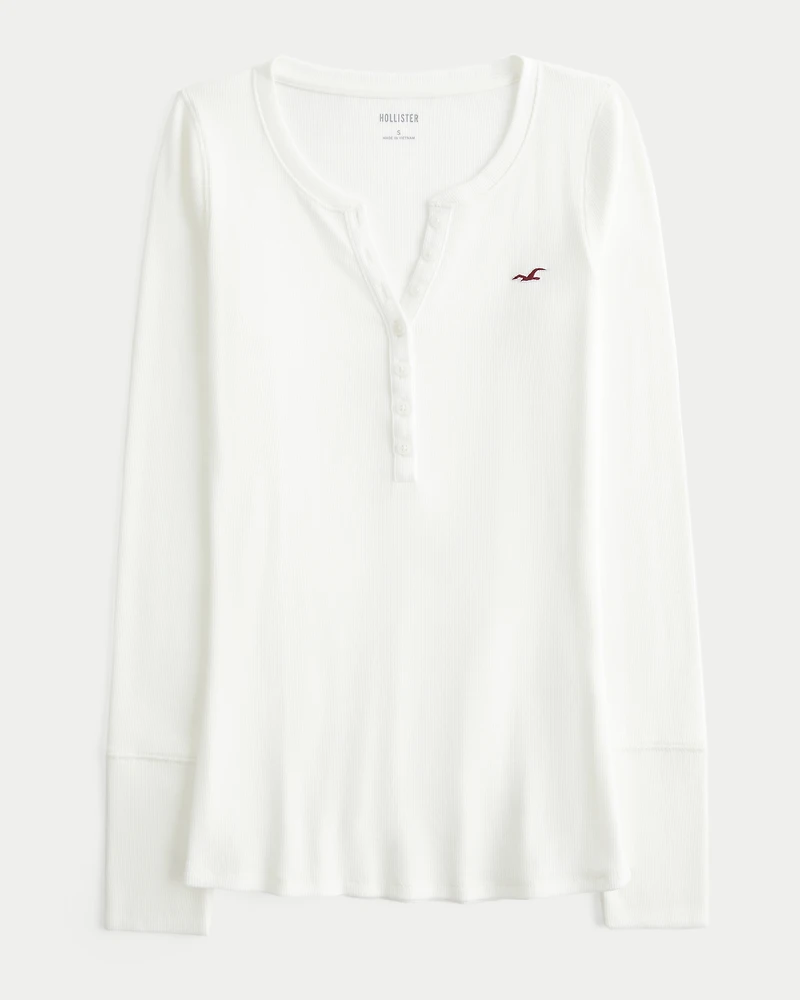 Long-Sleeve Icon Henley