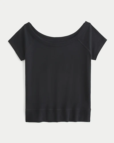 Banded Scoop T-Shirt
