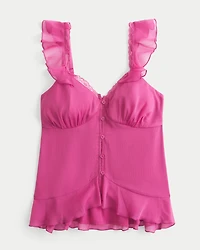 Easy Chiffon Babydoll Top