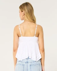 Lace Bust Babydoll Top