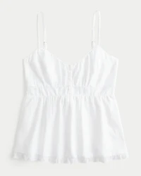Button Babydoll Top