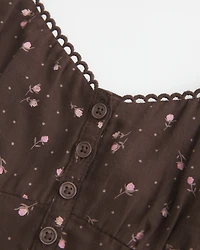 Button Babydoll Top