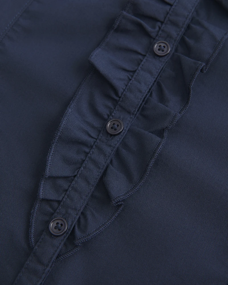 Short-Sleeve Tuxedo Shirt