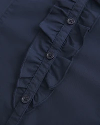 Short-Sleeve Tuxedo Shirt
