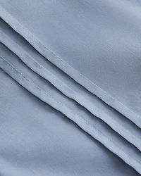 Short-Sleeve Pleated Shirt