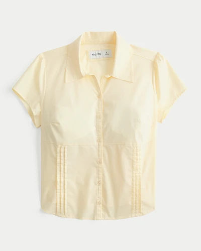Short-Sleeve Button-Through Shirt