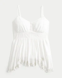 Easy Asymmetrical Hem Babydoll Tank