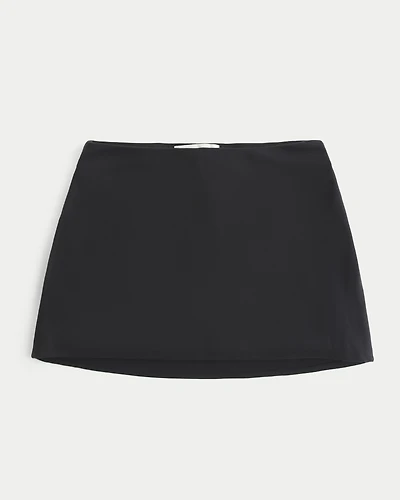 High-Rise A-Line Mini Skort