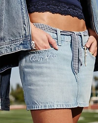 Low-Rise Class of '26 Denim Mini Skort