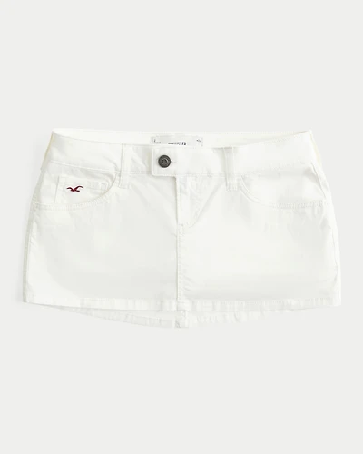 Ultra Low-Rise Twill Icon Micro Mini Skort