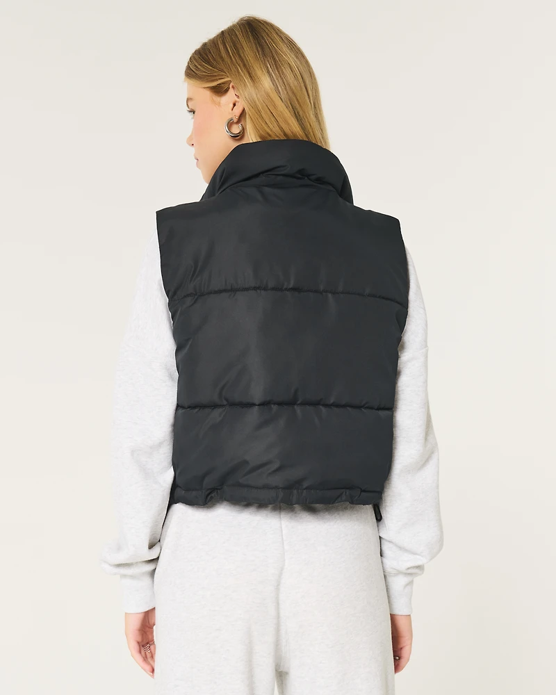 Mini Zip-Up Puffer Vest