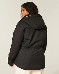 Faux Fur-Lined All-Weather Jacket