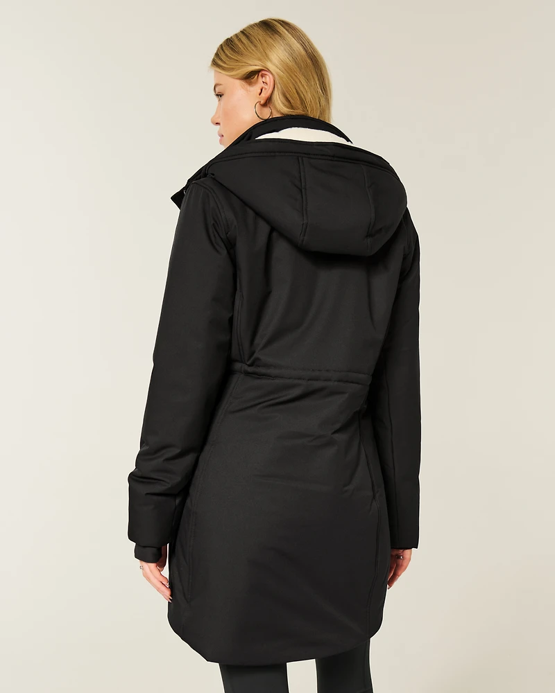 Faux Fur-Lined Parka