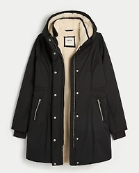 Faux Fur-Lined Parka